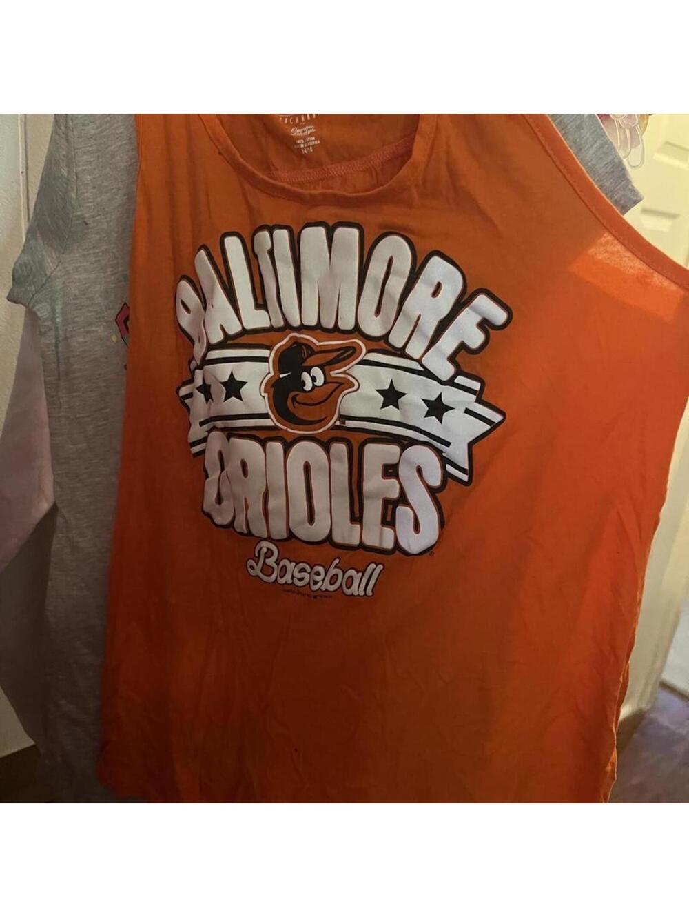MLB Kid's Orange Vests-tanks-cami
